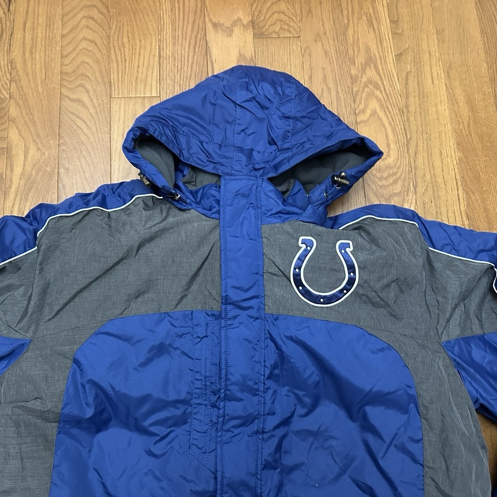 NEW Indianapolis Colts Mens Size XXL  3 in 1 Systems Winter Coat Jacket NWT - Picture 2 of 8